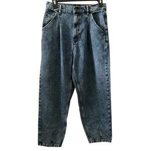 BDG Urban Outfitters Jeans High Rise Baggy Tapered Blue Denim Womens Size 27